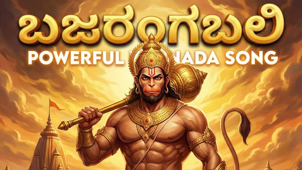 Powerful Bajrangbali Kannada Song🚩 | ಜೈ ಹನುಮಾನ್ 🙏| Jai Shree Ram | ರಾಮ ಬಂಟ ಹನುಮಂತ🔥 | Jai shree Ram 