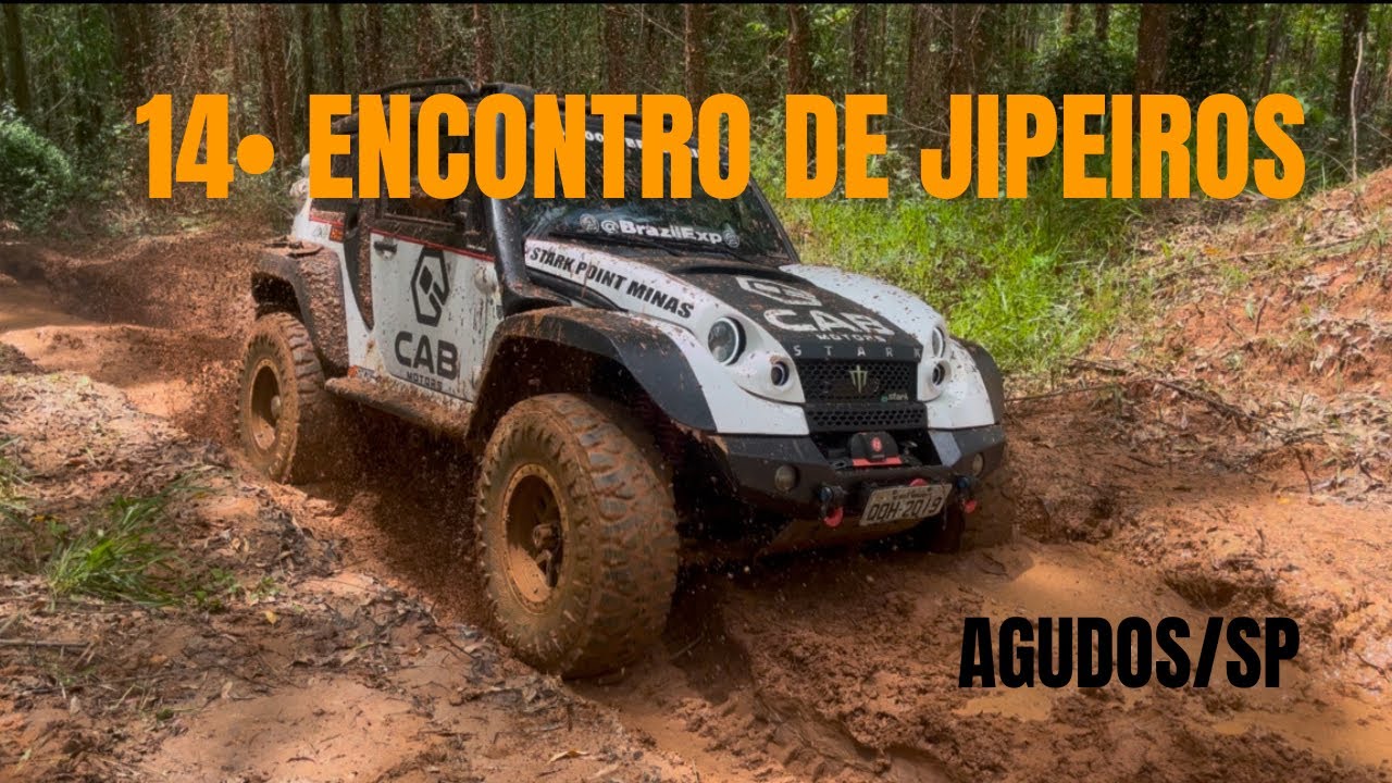 Muito barro no 14• Encontro de jipeiros de Agudos/SP