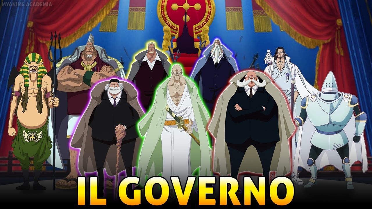La GERARCHIA del GOVERNO MONDIALE SPIEGATA | One Piece