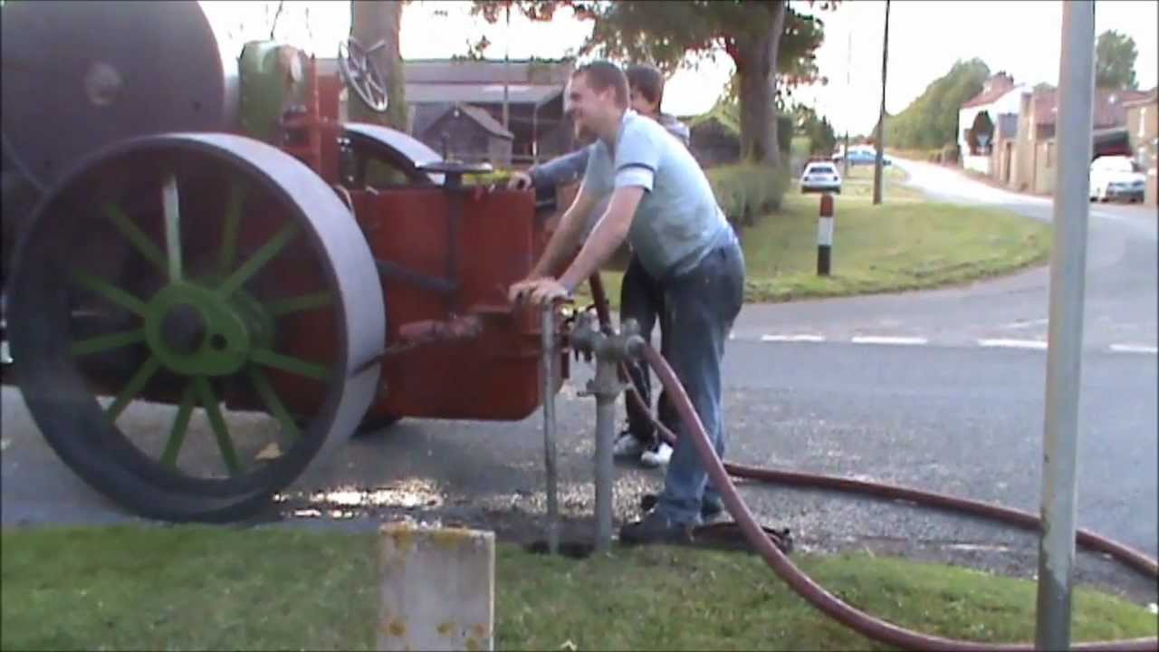 Aveling & Porter Steam Roller First Run On The Road