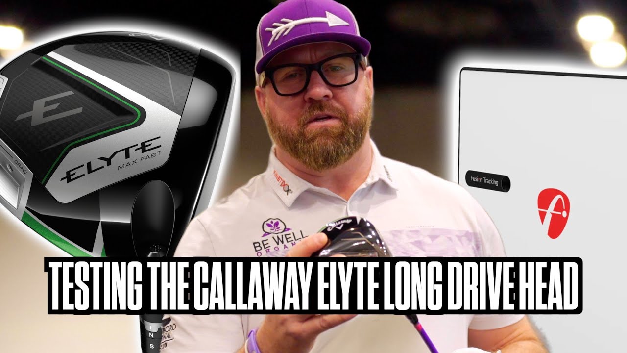 Long Drive Champ Tests NEW Callaway Elyte Driver AND FlightScope X3C at PGA Show