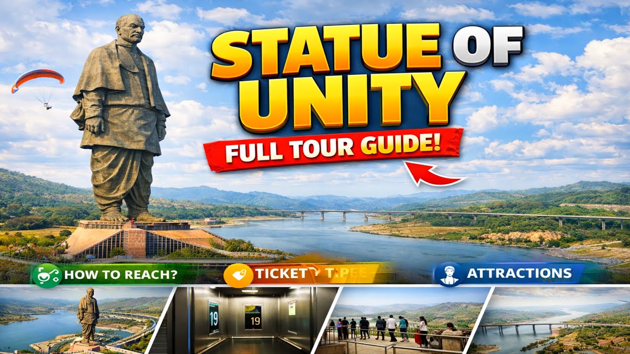 Statue Of Unity | Gujrat tour | statue Of unity tour guide | 