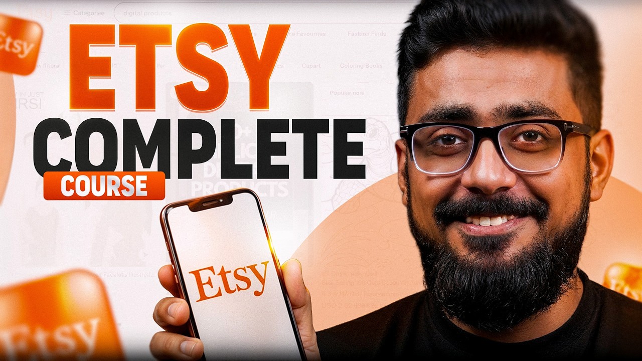 Etsy Complete Course 2025 | How to Create Etsy Account in Pakistan