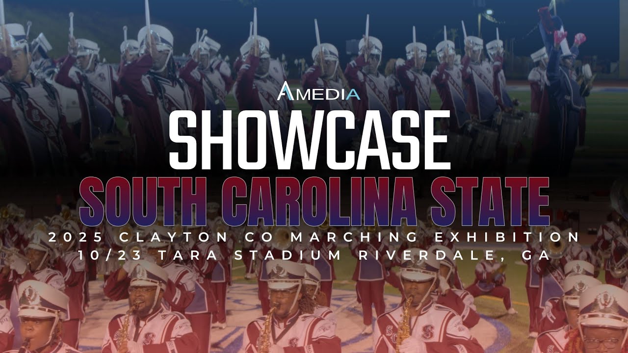 South Carolina State University Showcase  | 2025 Clayton County marching Exhibition | 4K 2160p 🔥🎥🎬‼️