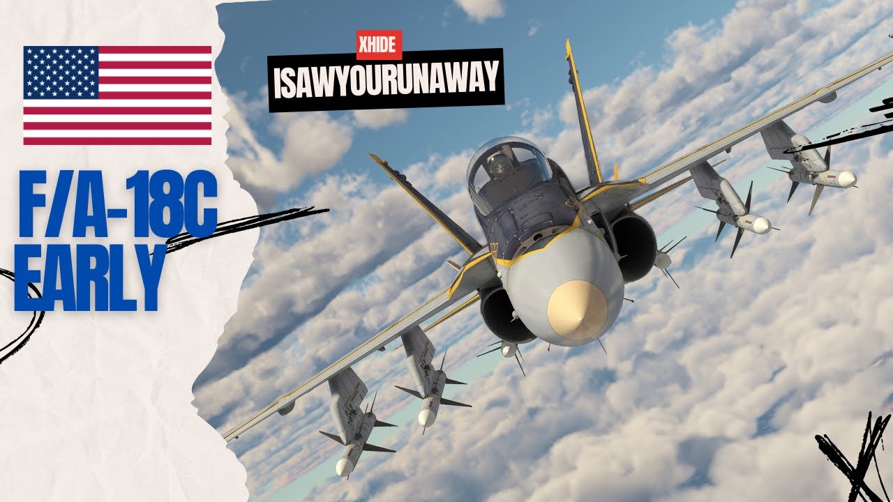 F/A-18C Early - проверяю топ-прем США в текущей мете #warthunder