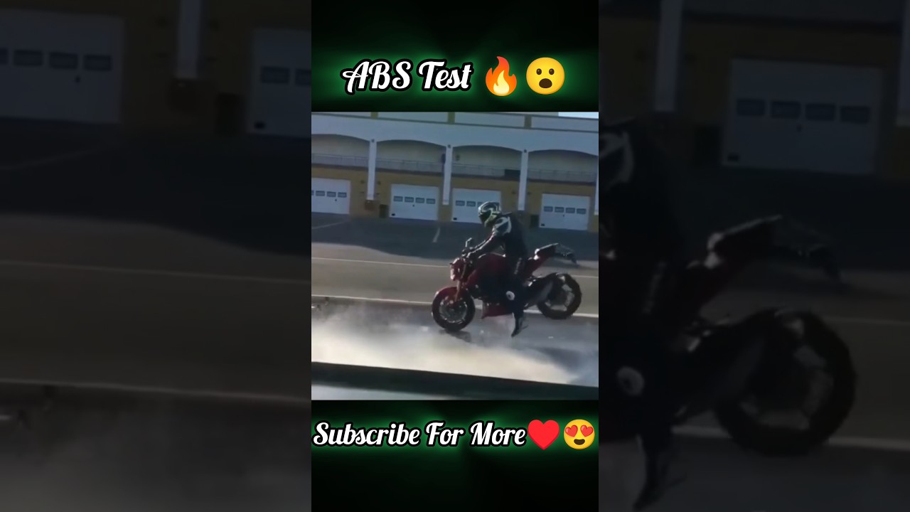 How Bike ABS Breaking System Work 🔥😮 #abs #motorcycle #bike