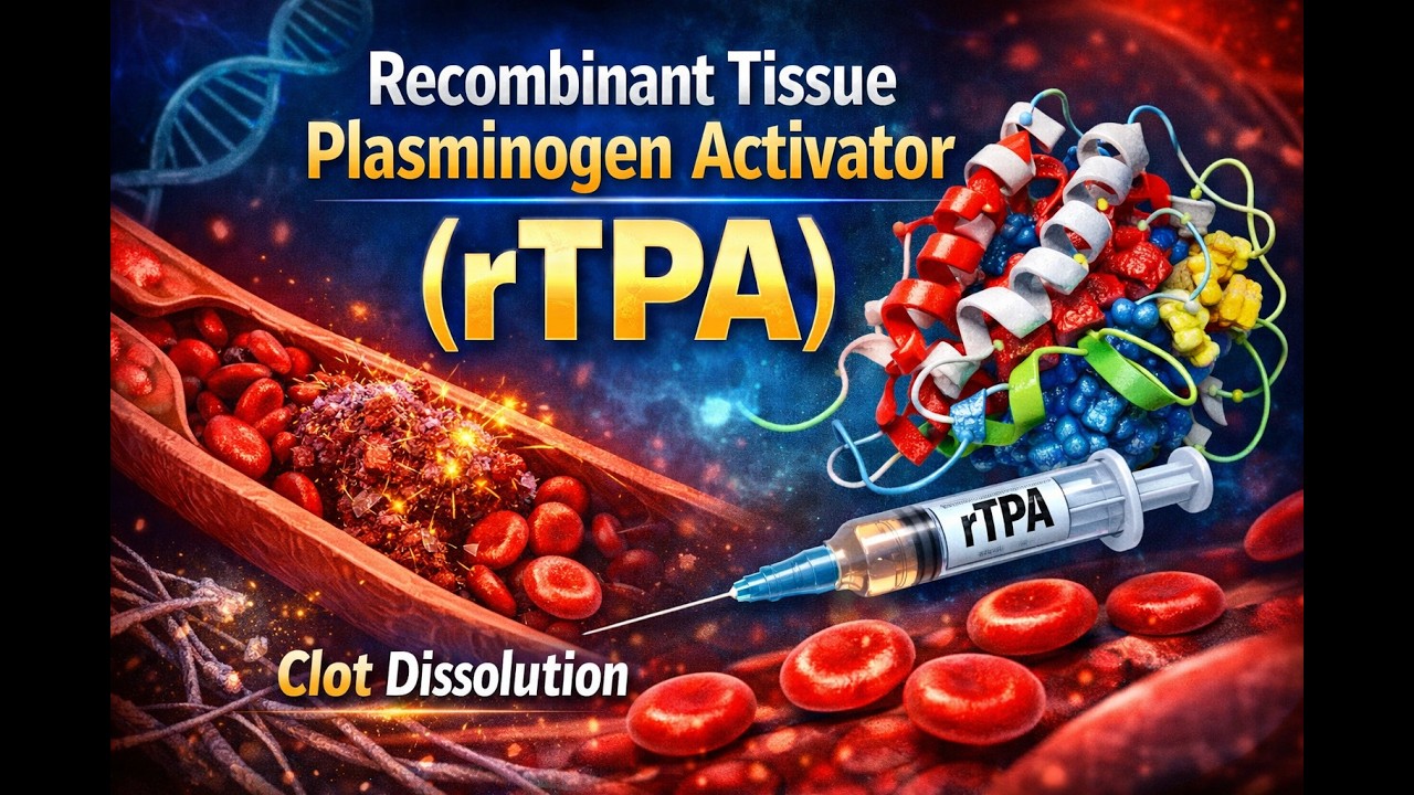 Recombinant tissue plasminogen activator (rTPA)- Thromolytics