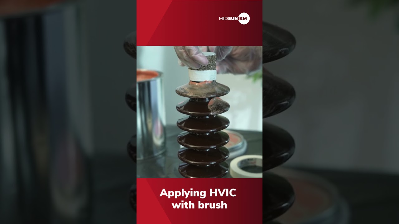 Applying RTV coating with brush