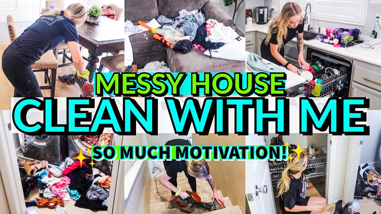 MESSY HOUSE EXTREME CLEAN WITH ME | SUMMER CLEANING MOTIVATION |SPEED CLEANING| DECLUTTER & ORGANIZE