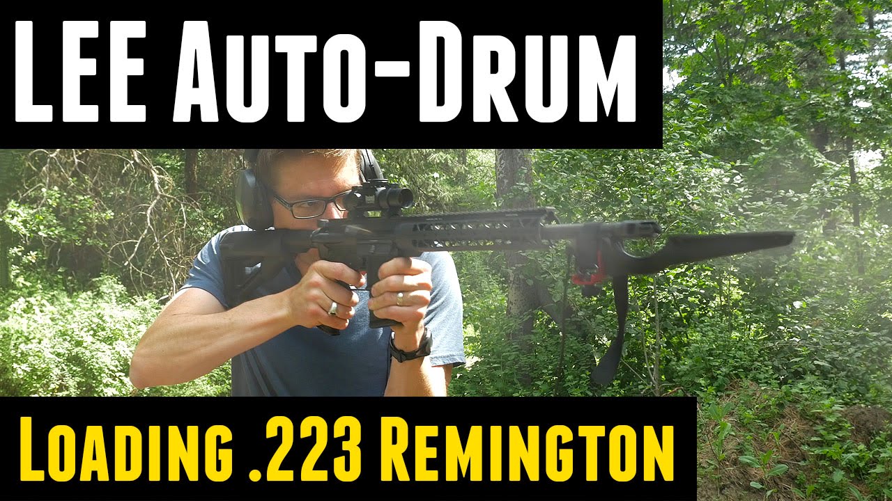 Loading .223 Remington with the LEE Auto Drum Powder Measure