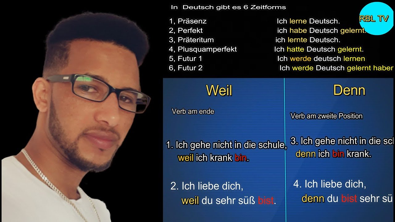 ፍልልያት ኣብ ሞንጎ Weil und denn