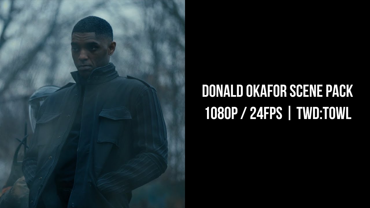 Donald Okafor Scene Pack | 1080p 24FPS | TWD: The Ones Who Live