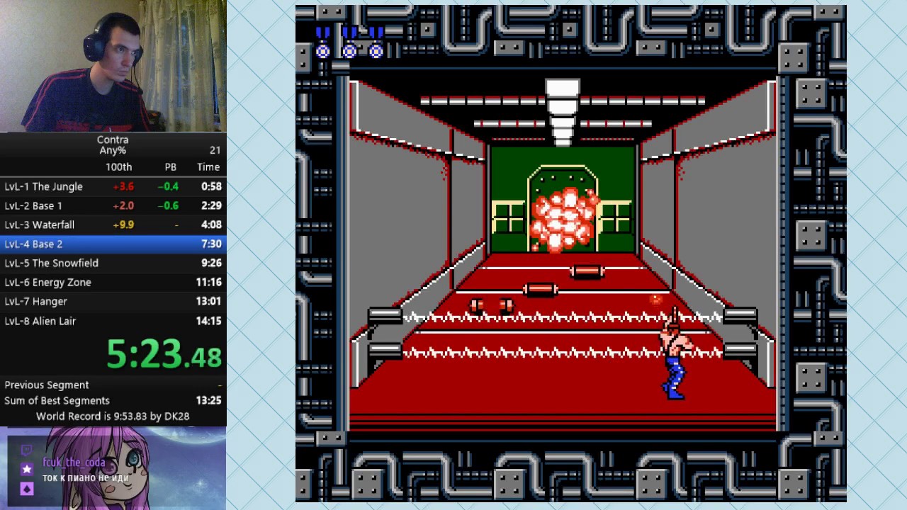 Contra any% 13:32