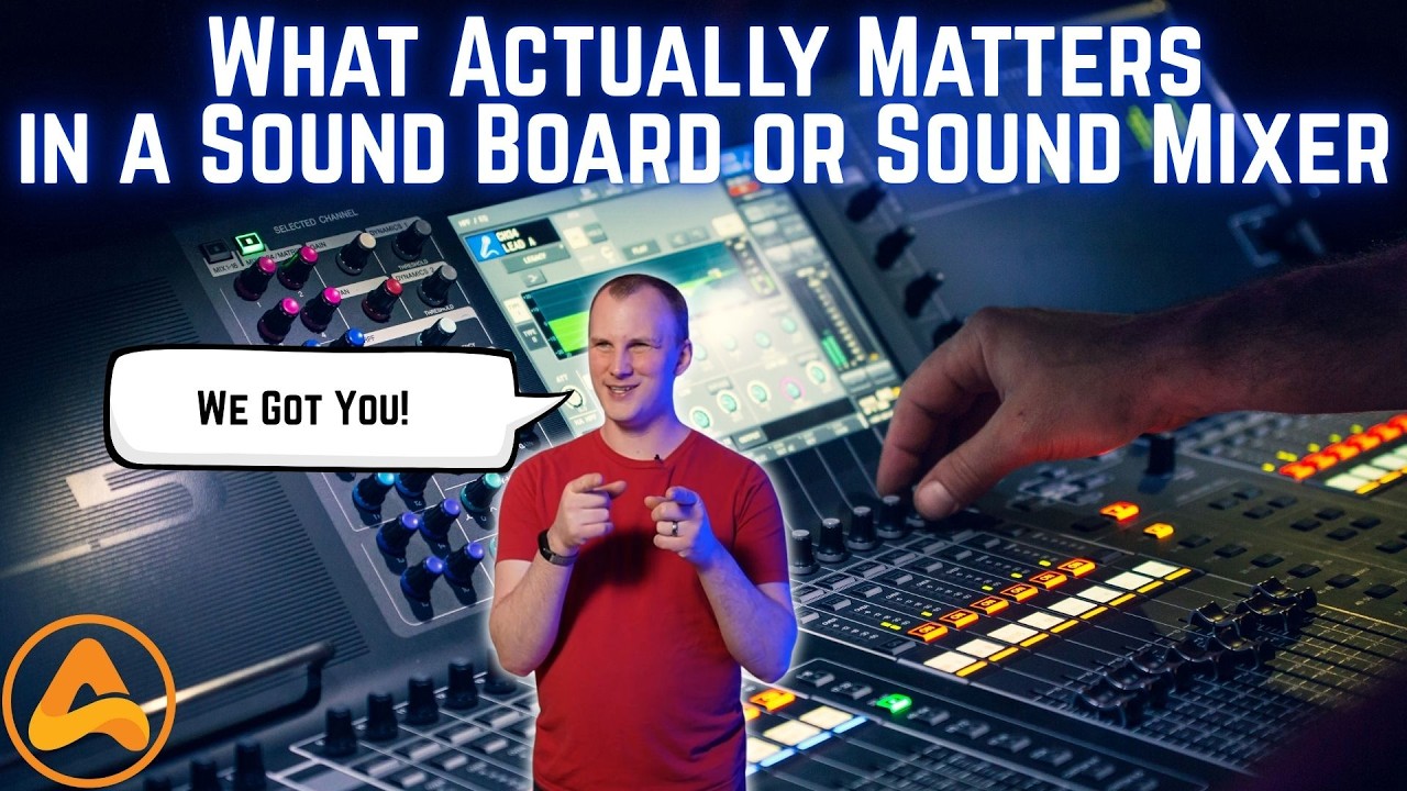 What Actually Matters in a Sound Board or Sound Mixer (For Live Sound)