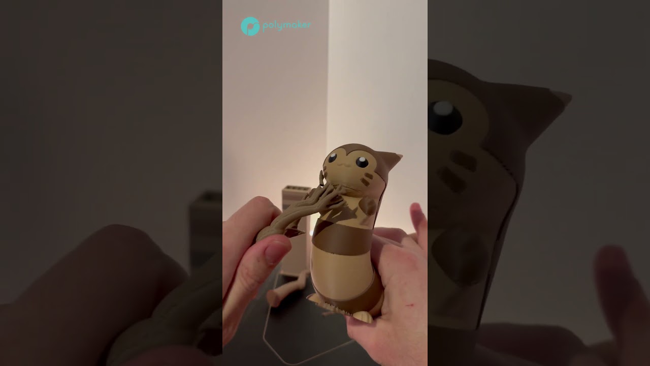 Furret is here ! #pokemon #3dpokemon #3dprinterfilament #pokemon #plafilament #unboxing #3dfilament