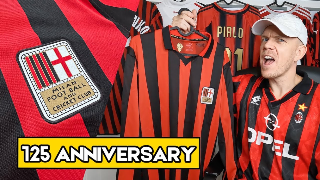 UNBOXING AC Milan 125th Anniversary shirt 🔴⚫️ What a beauty!