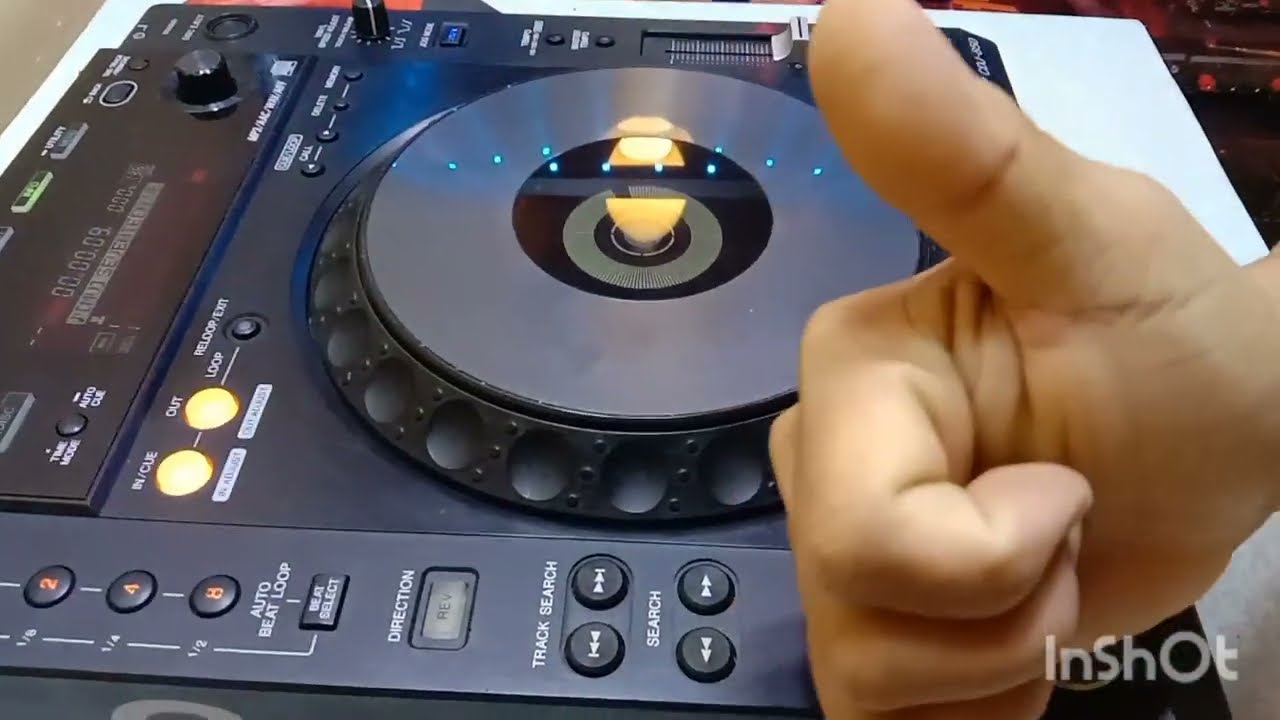 Pioneer CDJ-850 for Repair. Hard to Stop Cue Button