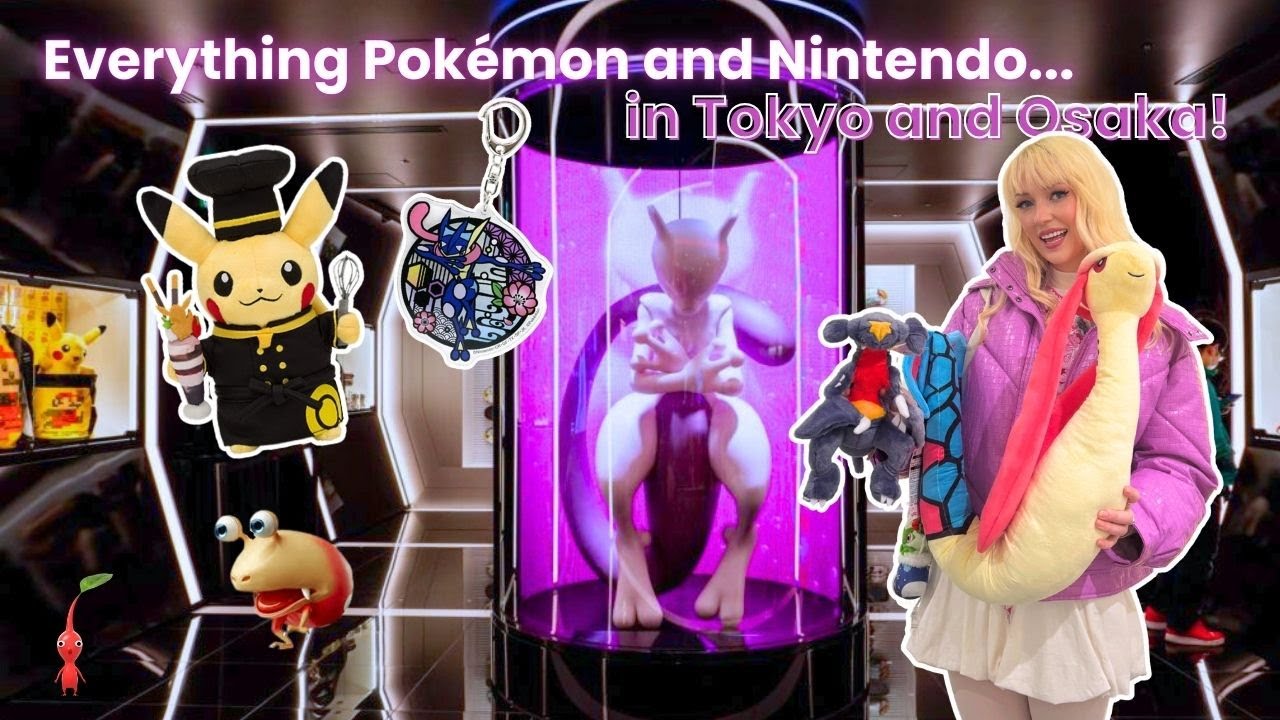 Japan Trip | Visiting 4 Pokémon Centres, 2 Nintendo Stores and the Pokémon Cafe!