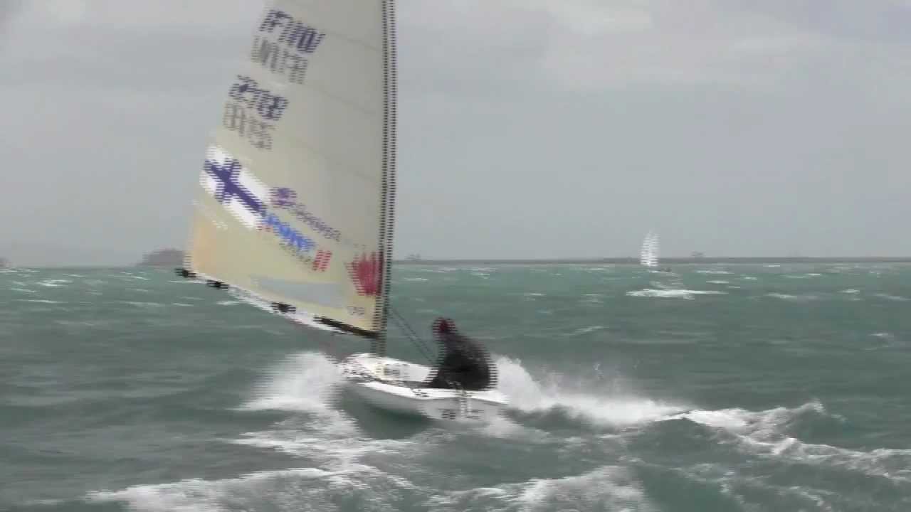 Windy Finn training in Weymouth