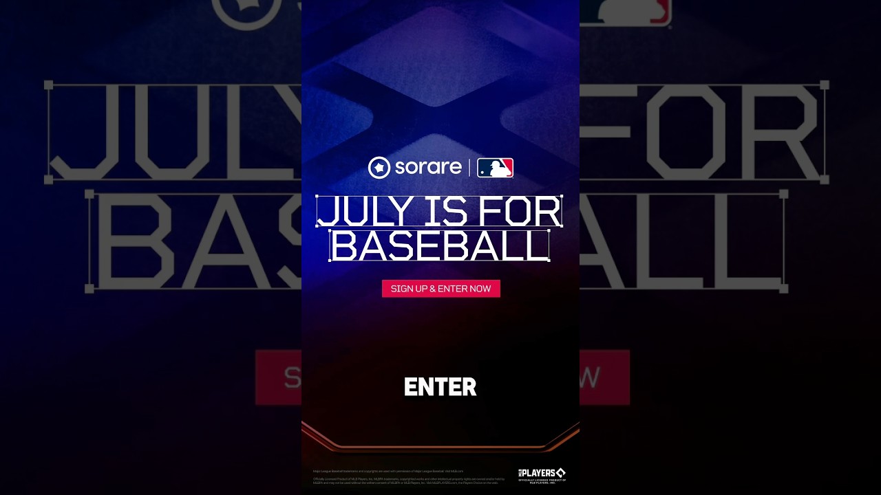 Sorare MLB brings BIG PRIZES to the month of JULY 🔥⚾️📈 #mlb #baseball
