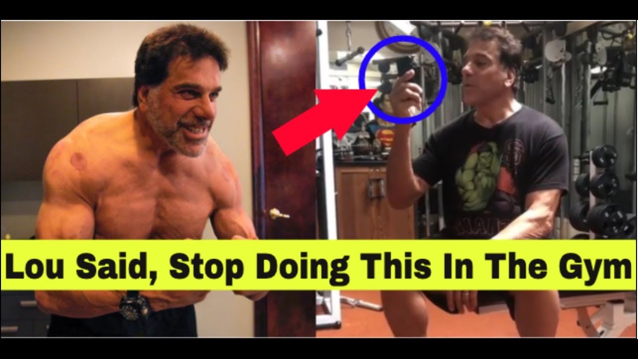 Lou Ferrigno | Schools The New Generation On Hogging Gym Equipment While Playing On The Phone