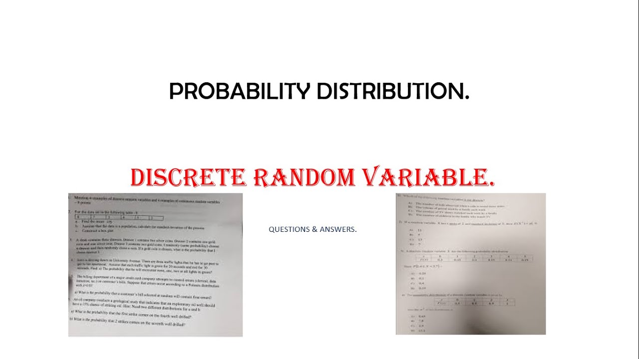 Discrete Random Variable (PD)