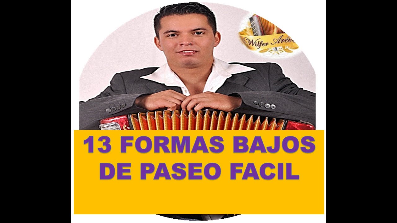 BAJOS DE PASEO 13 FORMAS BASICO Y AVANZADOS TUTORIAL WILFER AREVALO