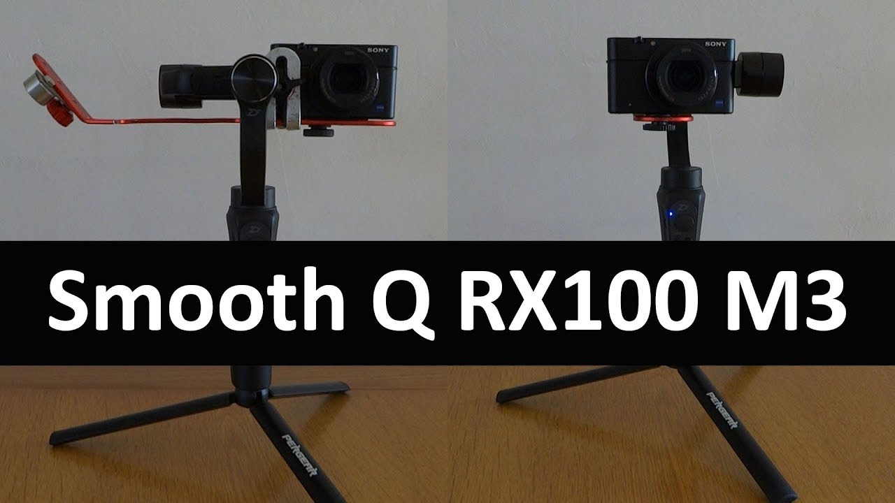 Zhiyun Smooth Q 2 DIY mounts for the Sony RX100 III
