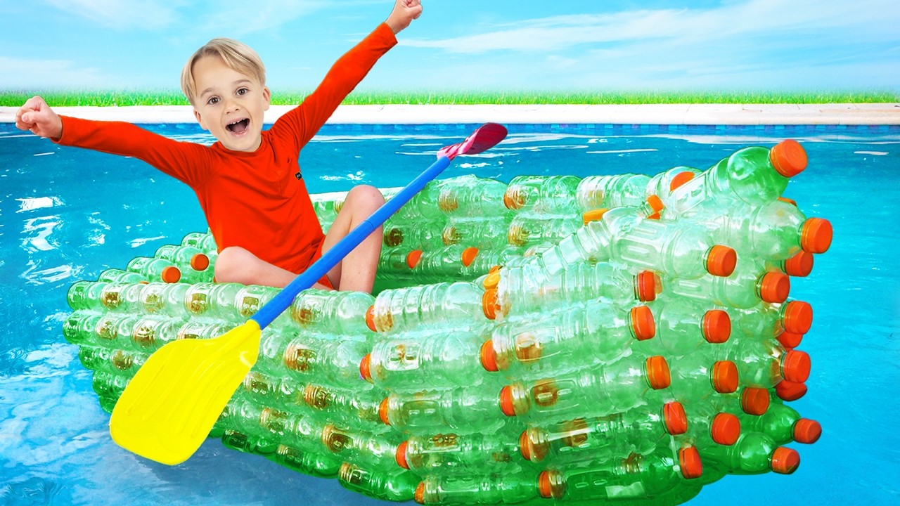 Дети учатся превращать вторсырье в игрушки — обучающее видео для детей