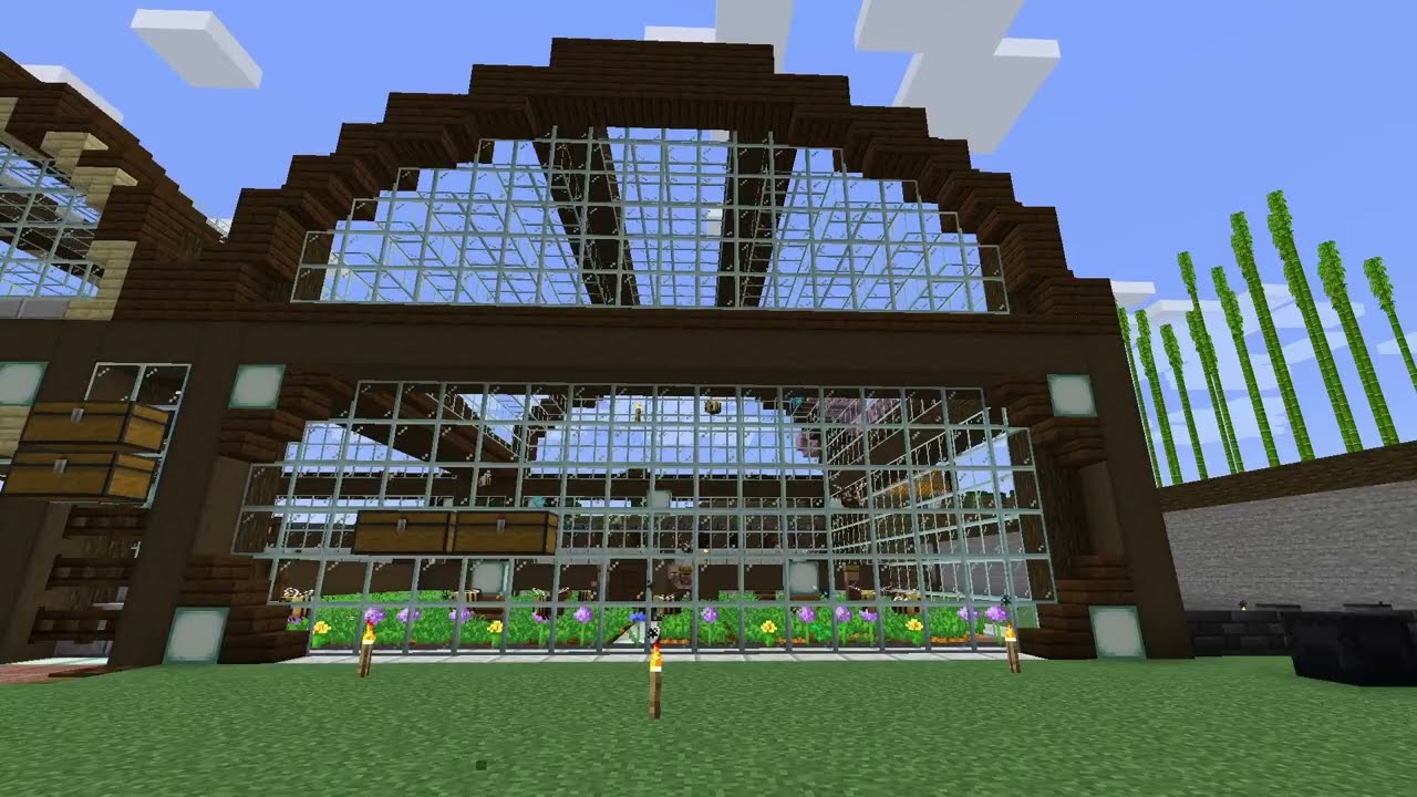 Minecraft Auto Greenhouse Full Build