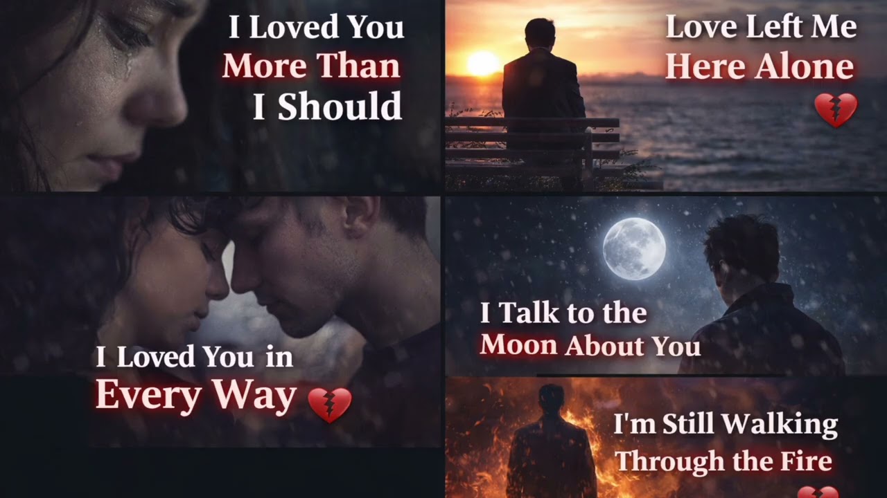 5 Sad Songs 💔 | I Loved You More Than I Should | Emotional Lyrics Playlist