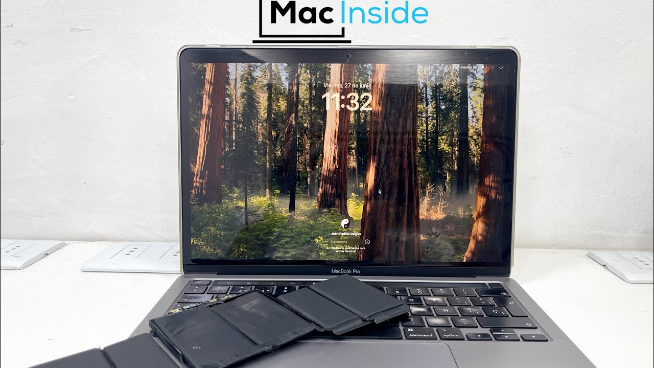 Cambio de bater&iacute;a de MacBook Pro de 13 a&ntilde;o 2020. A2251 original!! Apple. MACinside con mucho cuidado