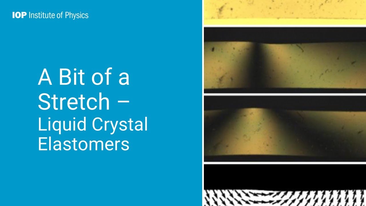 A bit of a stretch? Liquid crystal elastomers. Prof Helen Gleeson OBE. BSL interpreted.