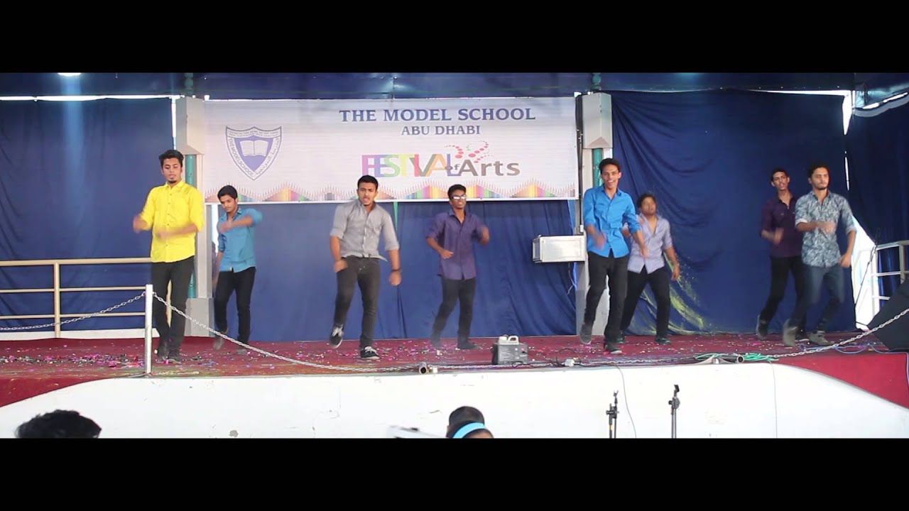 The Gracery Bwoyz Dance - Annual Day ADMS 2013-14 Abu Dhabi ( Modern Oppana 2 )
