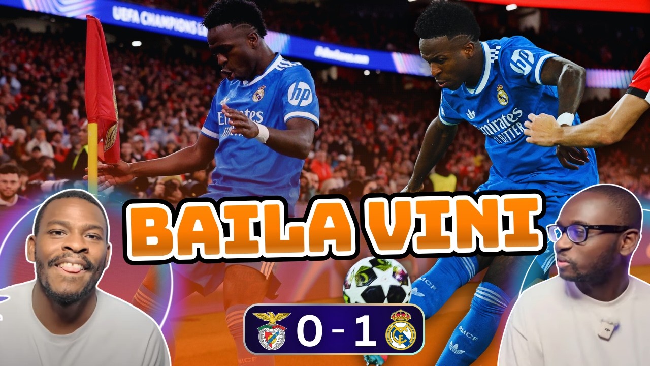 BENFICA 0-1 REAL MADRID : VICTOIRE HÉROÏQUE À L’EXTÉRIEUR ! Le Bijou de Vinícius puis le Scandale 😱🔥