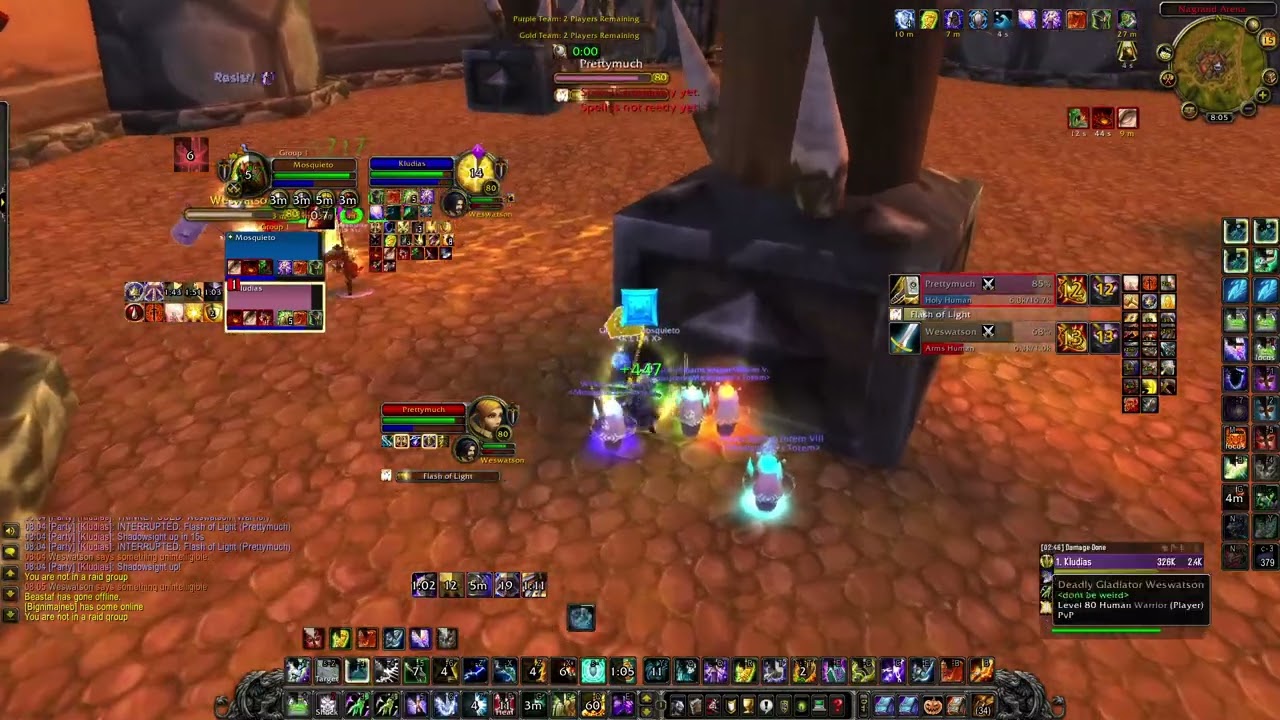 3100 CR Prot Paladin Resto Shaman vs Hpal War (Dekel)