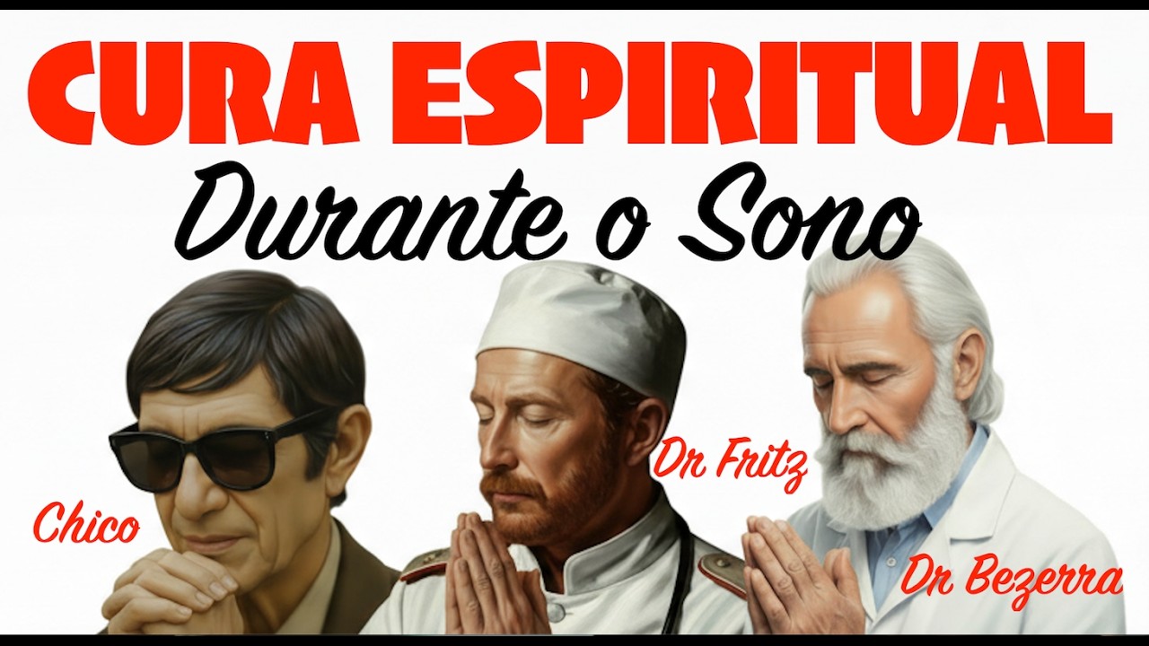 Cura Espiritual Durante o Sono Bezerra de Menezes, Dr Fritz e Chico Xavier