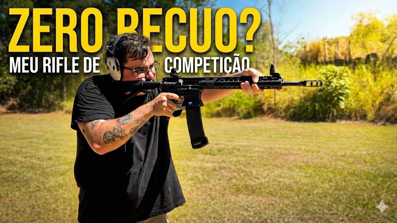 Meu Rifle de Competição IPSC | Fire Eagle FE160S | Zero Recuo!