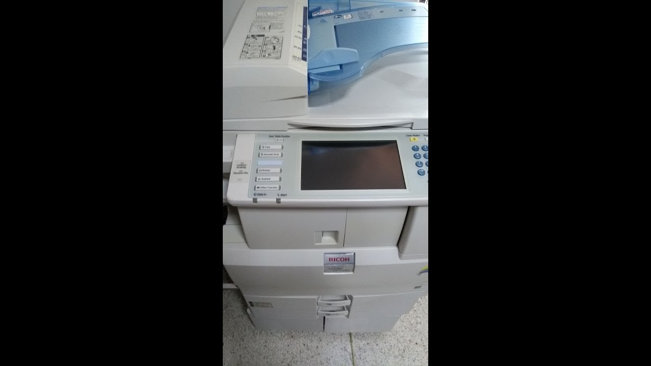 Tutorial  Ricoh  MPC 2551