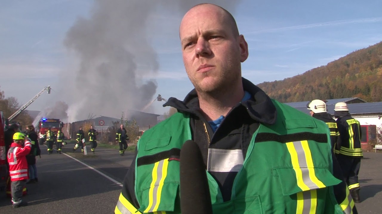 Großbrand in Reinhardshagen-Vaake