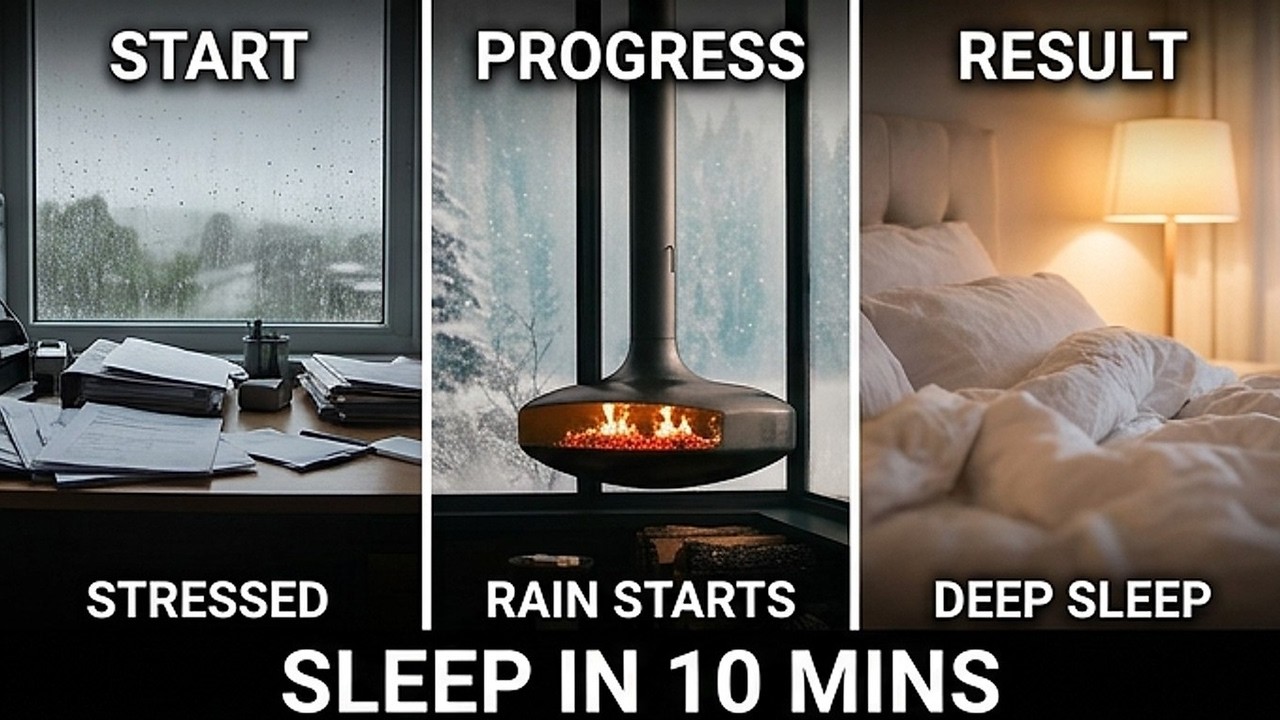 Rain Sounds for Sleep – 4 Hours of Natural Rain Ambience 🌧️ No Music, No Thunder #rainoundforsleep