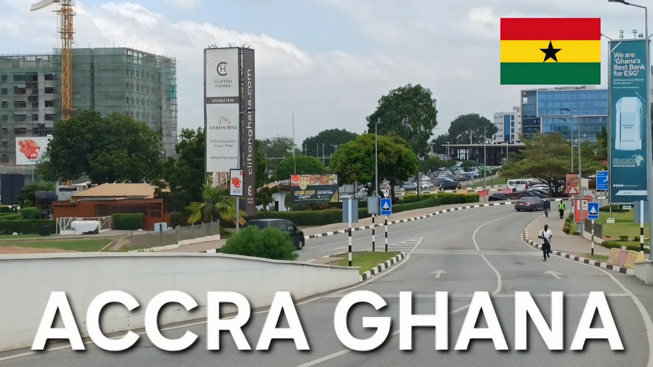 Tetteh Quarshie to the airport area in Accra Ghana west Africa🇬🇭