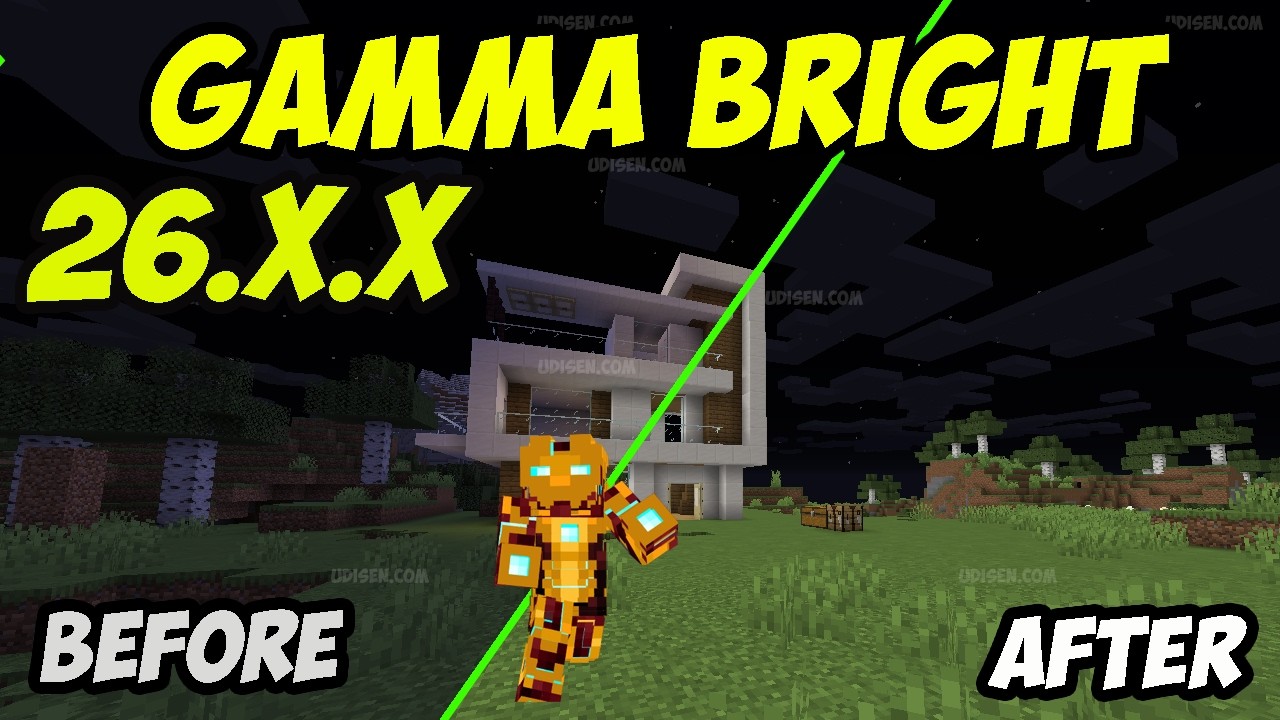 Мод FULLBRIGHT для Minecraft 26.1.2 &mdash; как использовать Gamma Night Vision 26.1.2 Neoforge, Fabric...