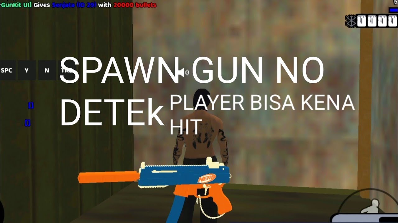 SPAWN GUN NO DETECK😹😹CREDIT:@RevTer IJIN YA BANG#samp #gtasampandroid #gtasanandreas