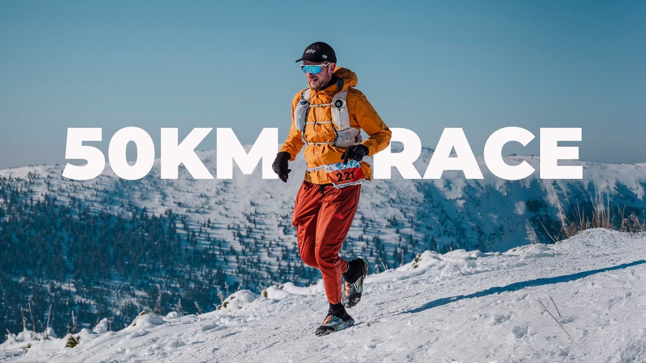 HOW I RUN 50KM WINTER ULTRA TRAIL RACE IN POLAND | TRAIL RUNNING VLOG