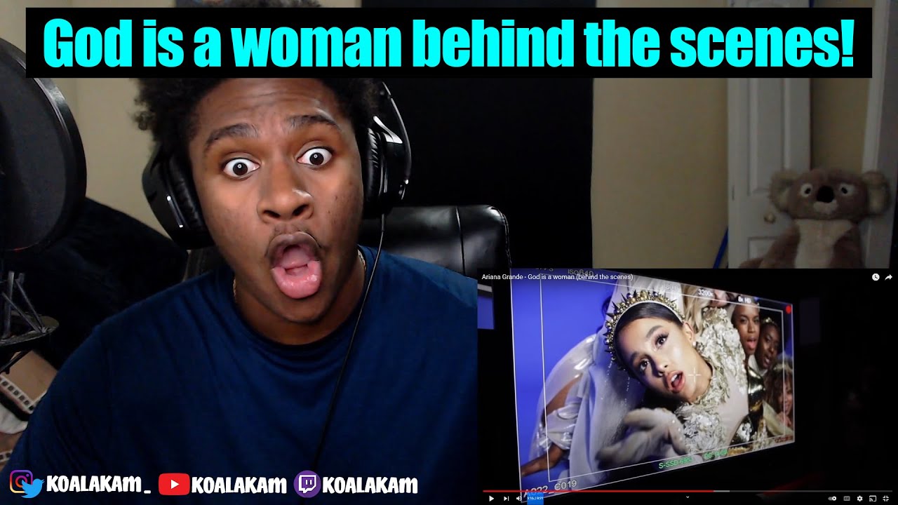 how'd did they do THIS!? Ariana Grande - God is a woman (behind the scenes) (reaction)