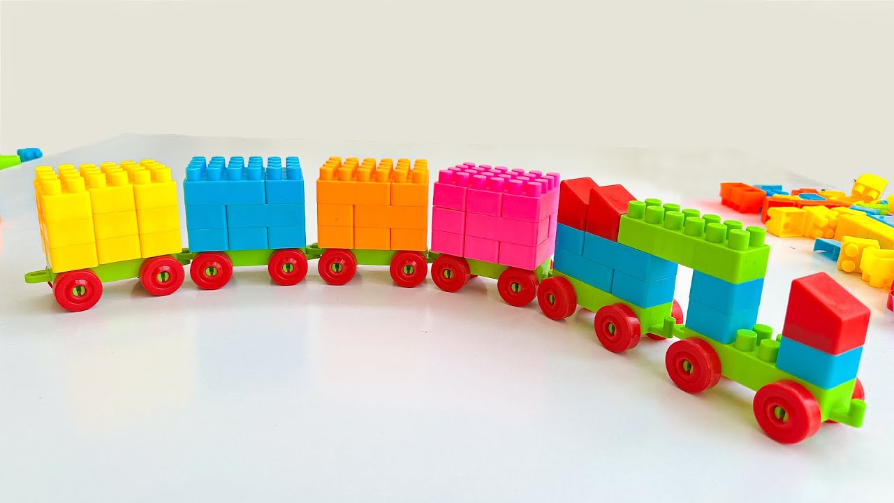 Satisfying DIY Lego Train | ASMR Building Blocks