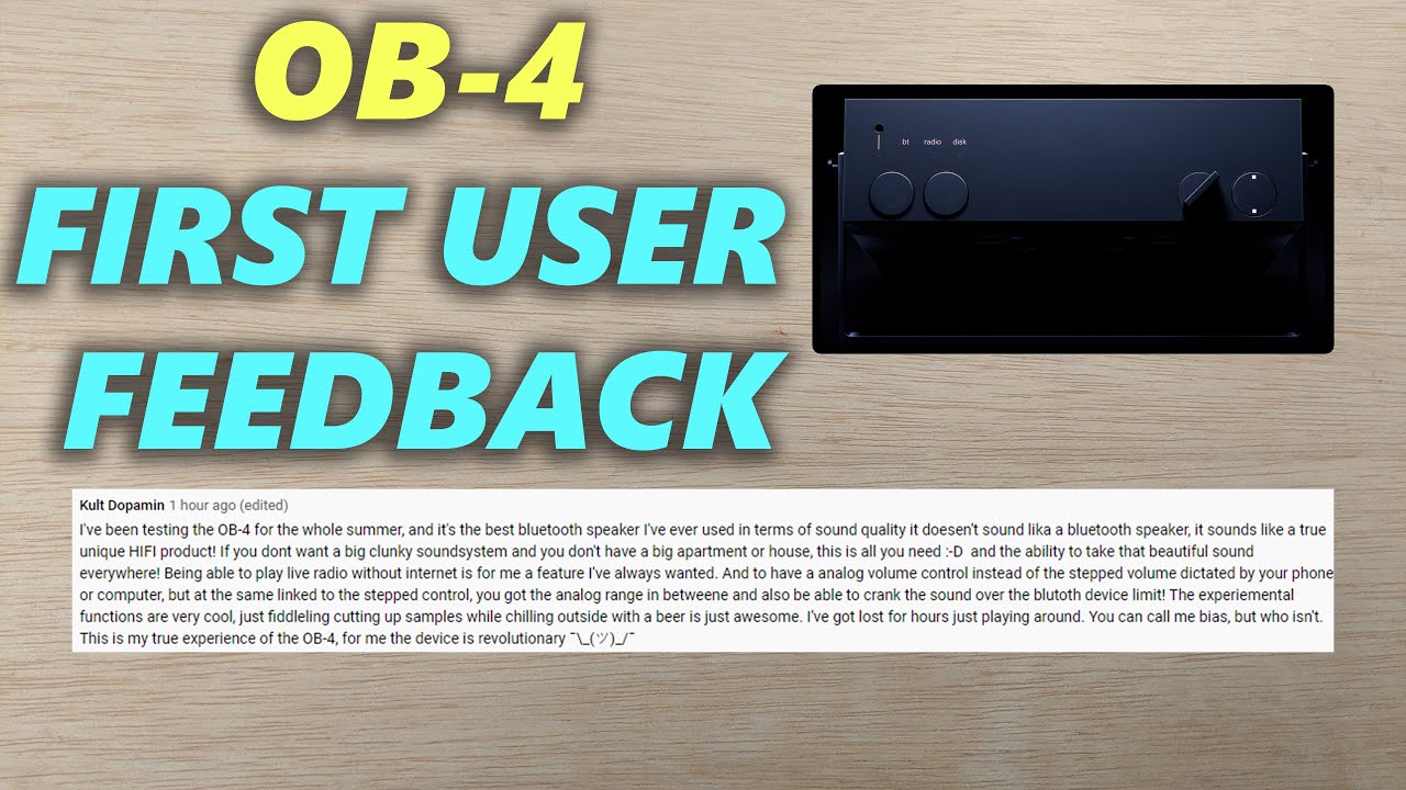 Teenage Engineering OB-4: First Hand User Feedback!