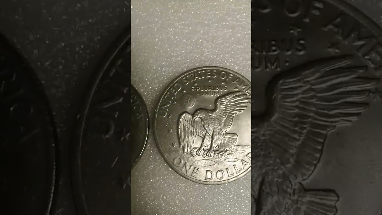 1972 Eisenhower dollar type 1 and type 2