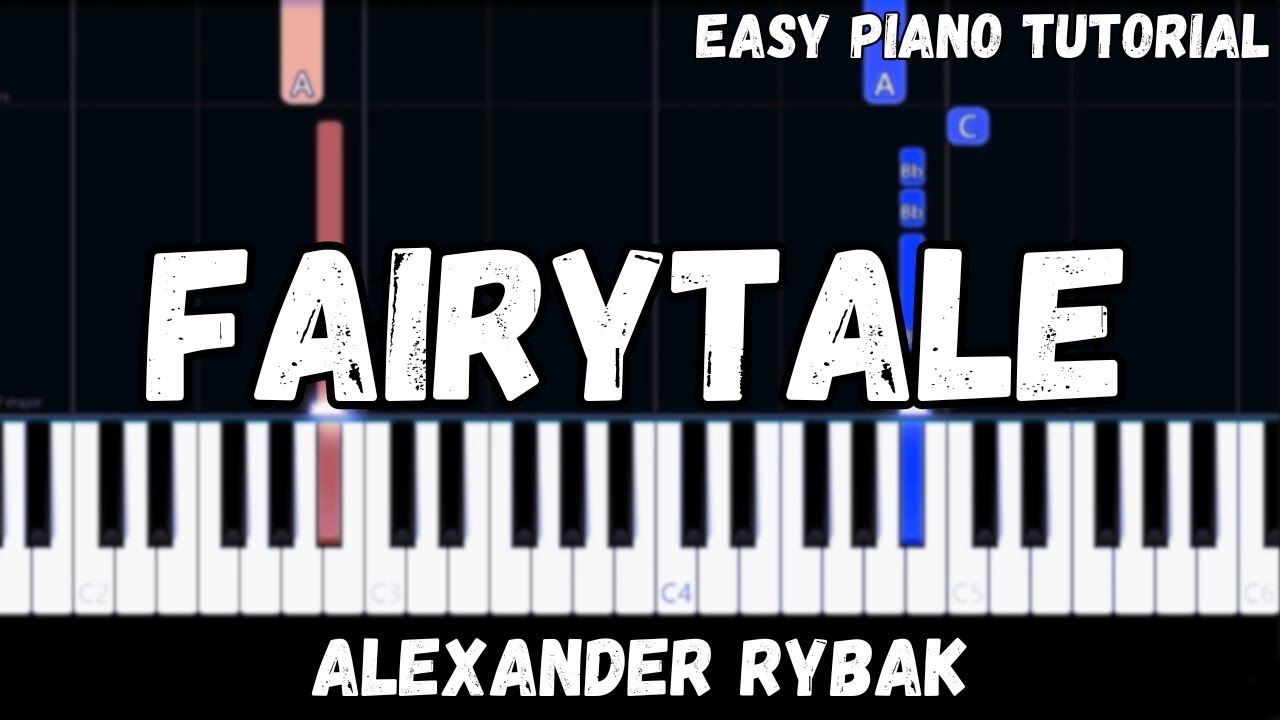 Alexander Rybak - Fairytale (Easy Piano Tutorial)